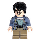 LEGO Harry Potter with Sand Blue Jacket and Dirty Face Minifigure